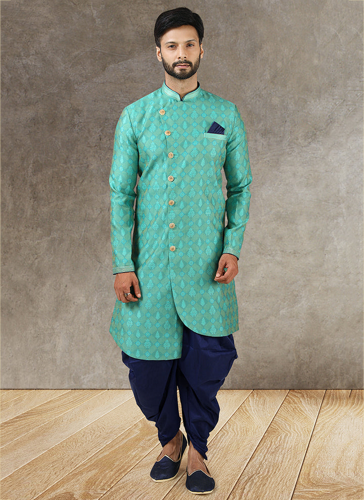 Rama Tarditional Indowestern Outfit | Luxurious Look for Weddings & Festive Events
