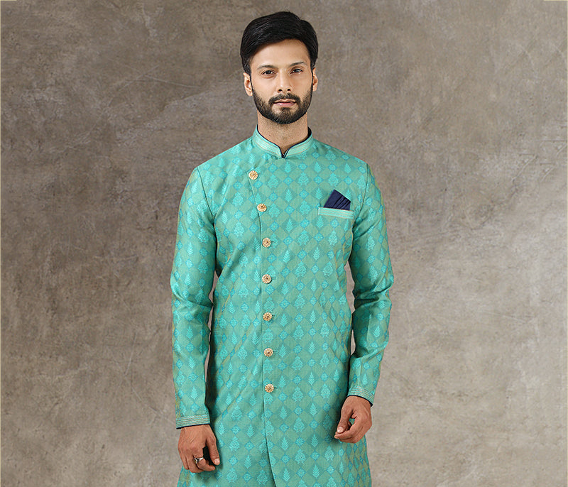 Rama Tarditional Indowestern Outfit | Luxurious Look for Weddings & Festive Events