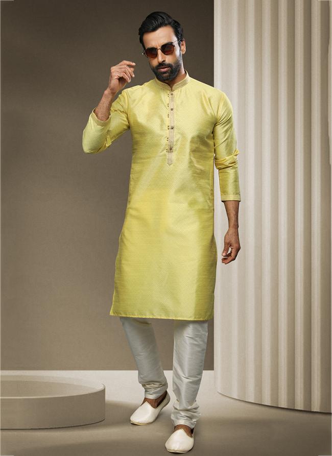 Brocade Silk Jacquard Kurta Pajama | Traditional Wear for Festive Occasions
