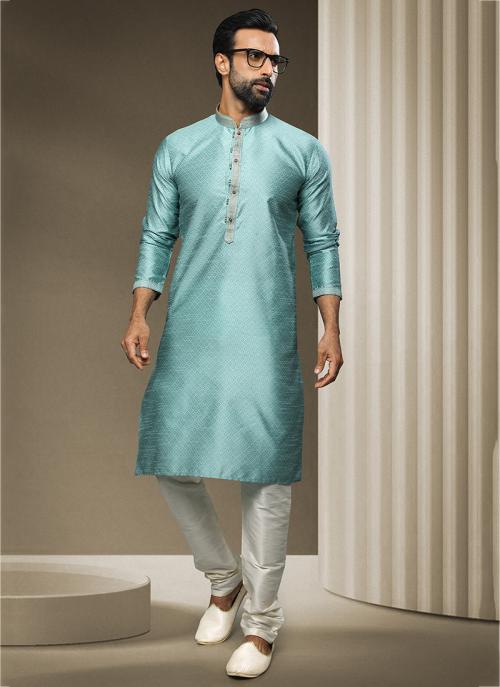 Brocade Silk Jacquard Kurta Pajama | Traditional Wear for Festive Occasions