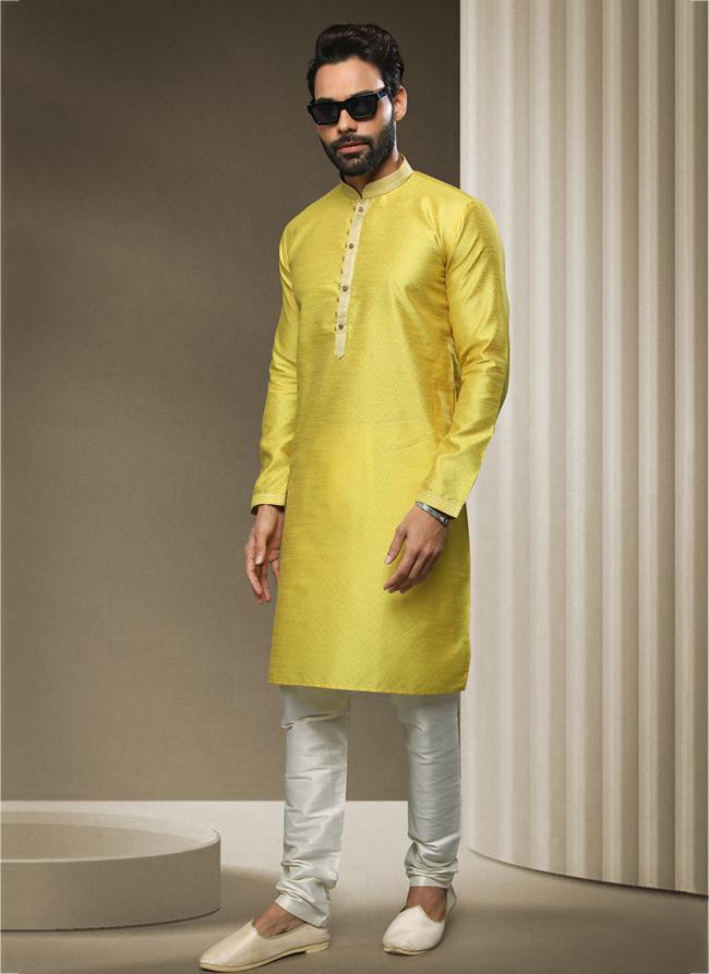 Brocade Silk Jacquard Kurta Pajama | Traditional Wear for Festive Occasions