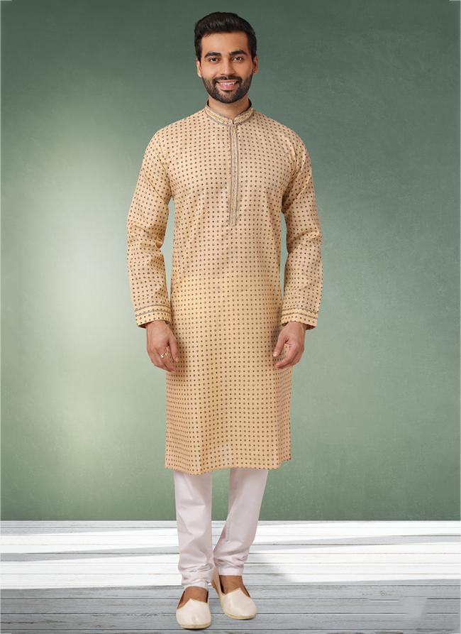 Premium Cotton Kurta Pajama | Elegant Printed Design for a Classic Look