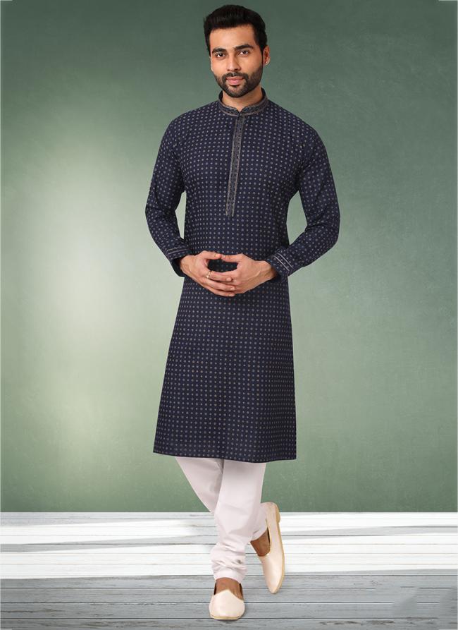 Premium Cotton Kurta Pajama | Elegant Printed Design for a Classic Look