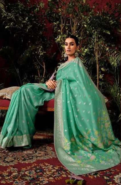 Luxury Viscose Silk Saree | Traditional Zari Weaving Saree