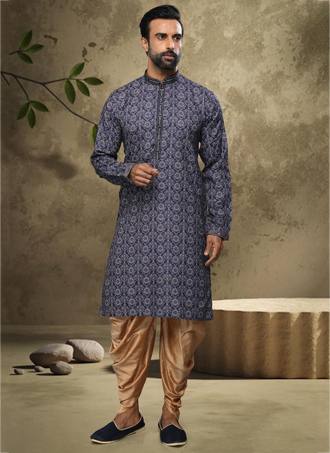 Stylish Cotton Kurta Pajama | Premium Machine Work for a Stylish Look