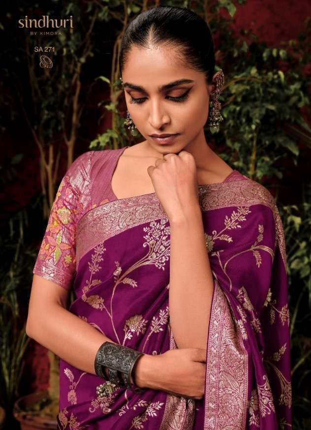 Luxury Viscose Silk Saree | Traditional Zari Weaving Saree