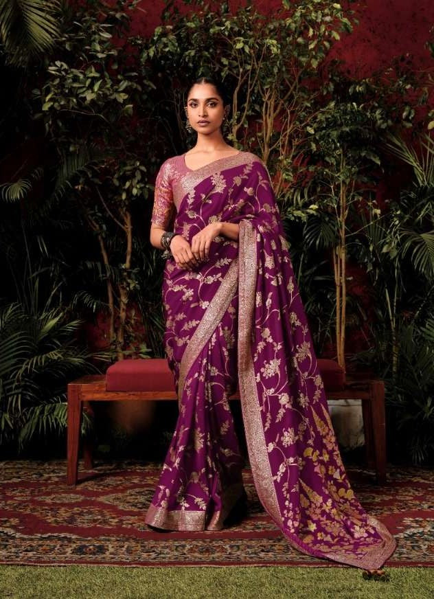 Luxury Viscose Silk Saree | Traditional Zari Weaving Saree