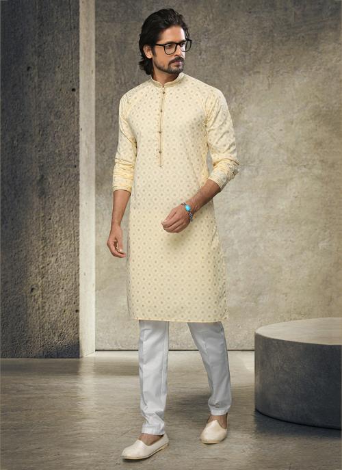 Cotton Handloom Kurta Pajama | Classic Elegance for Festive & Cultural Wear