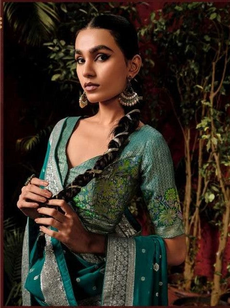 Luxury Viscose Silk Saree | Traditional Zari Weaving Saree