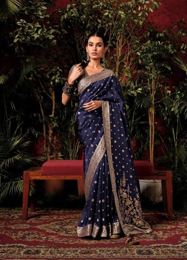 Luxury Viscose Silk Saree | Traditional Zari Weaving Saree