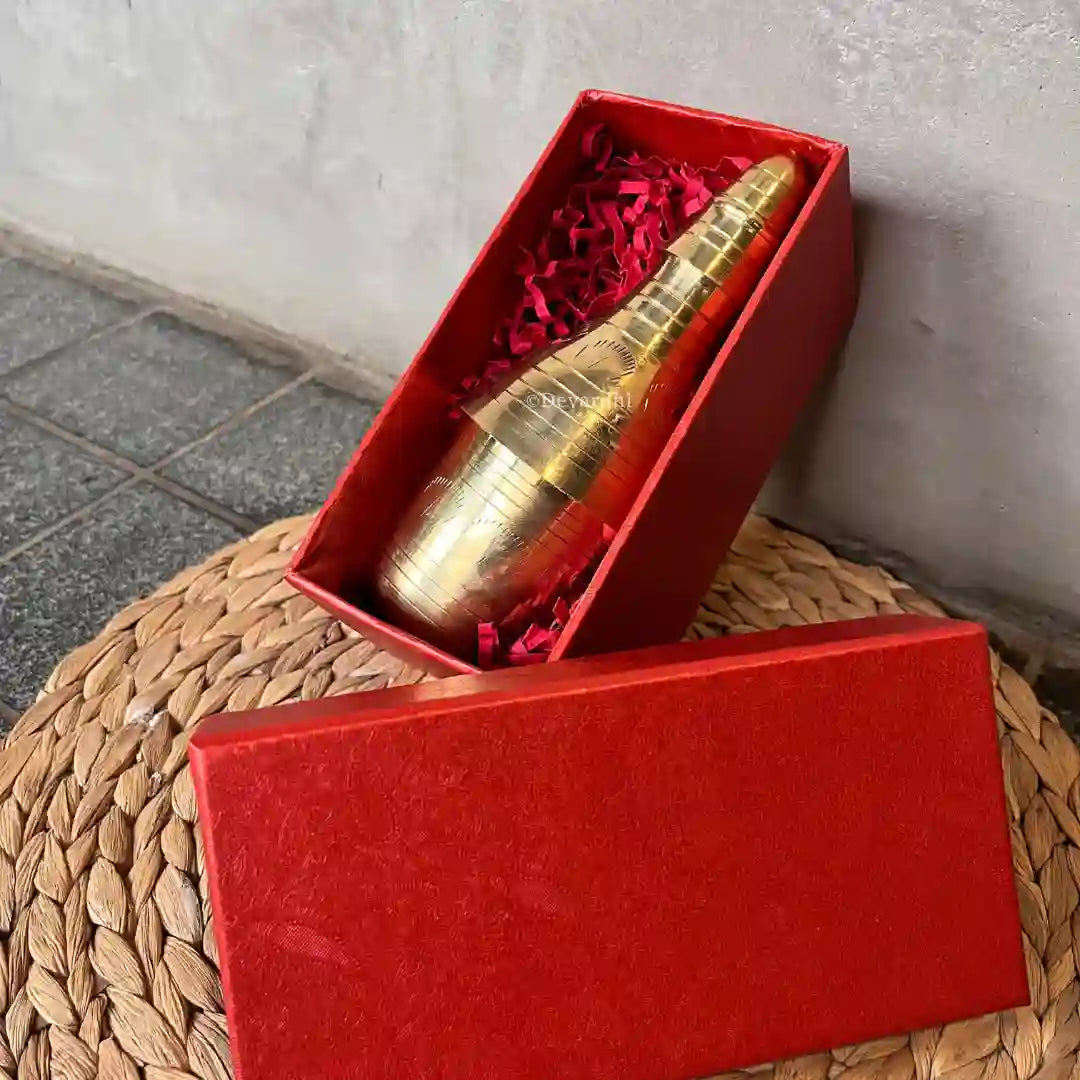 Brass Mukhwas One Piece Bottle | Classy Storage for Refreshments