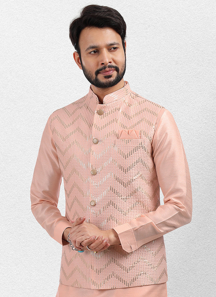 Authentic Ethnic art silk Premium Kurta Pajama | Handcrafted with Intricate Details for Timeless Appeal