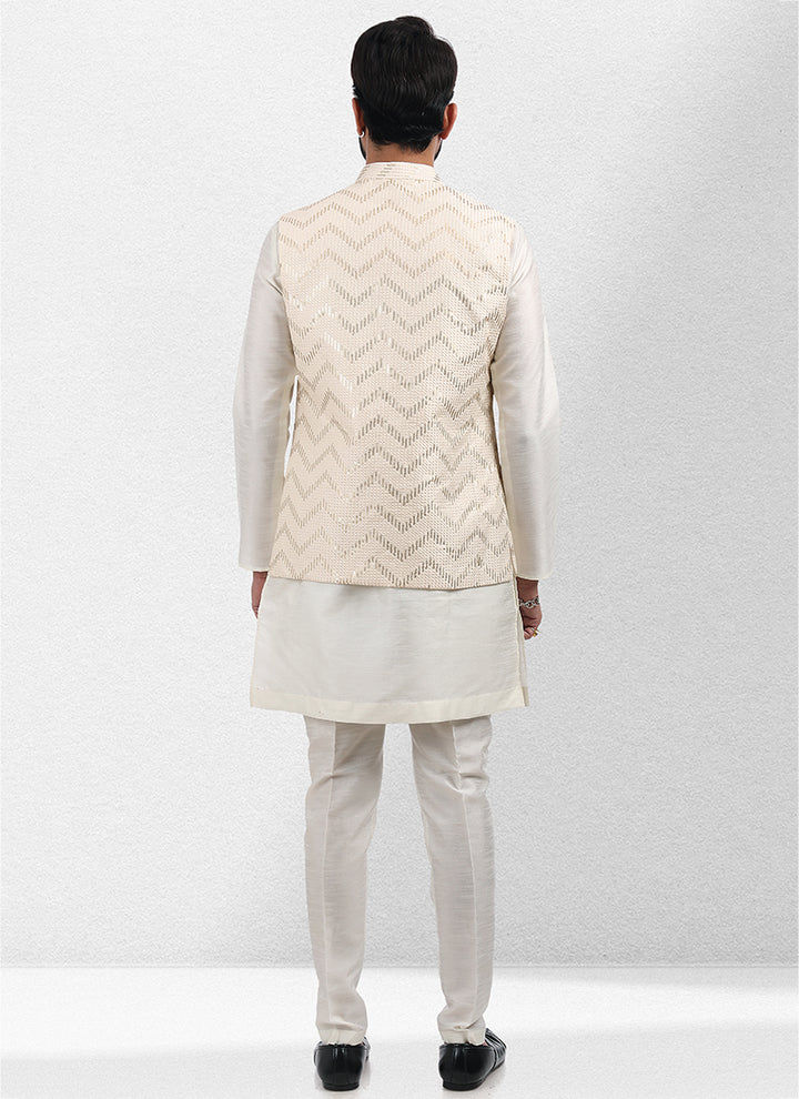 Authentic Ethnic art silk Premium Kurta Pajama | Handcrafted with Intricate Details for Timeless Appeal