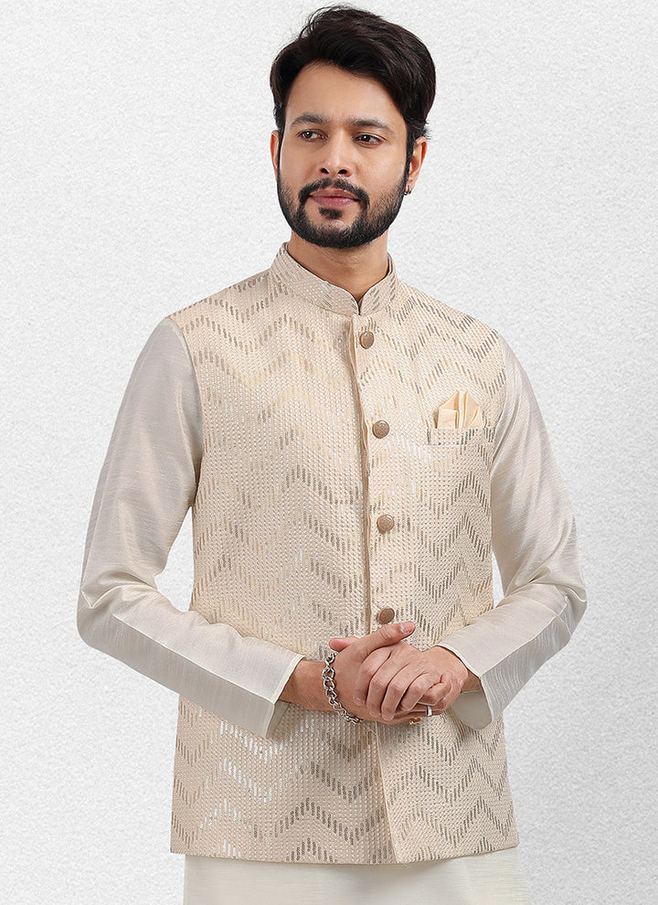 Authentic Ethnic art silk Premium Kurta Pajama | Handcrafted with Intricate Details for Timeless Appeal