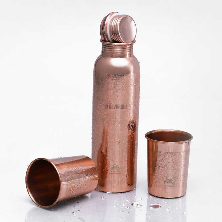 Gift-Ready Copper Jug & Glass Set | Upahaaram Collection