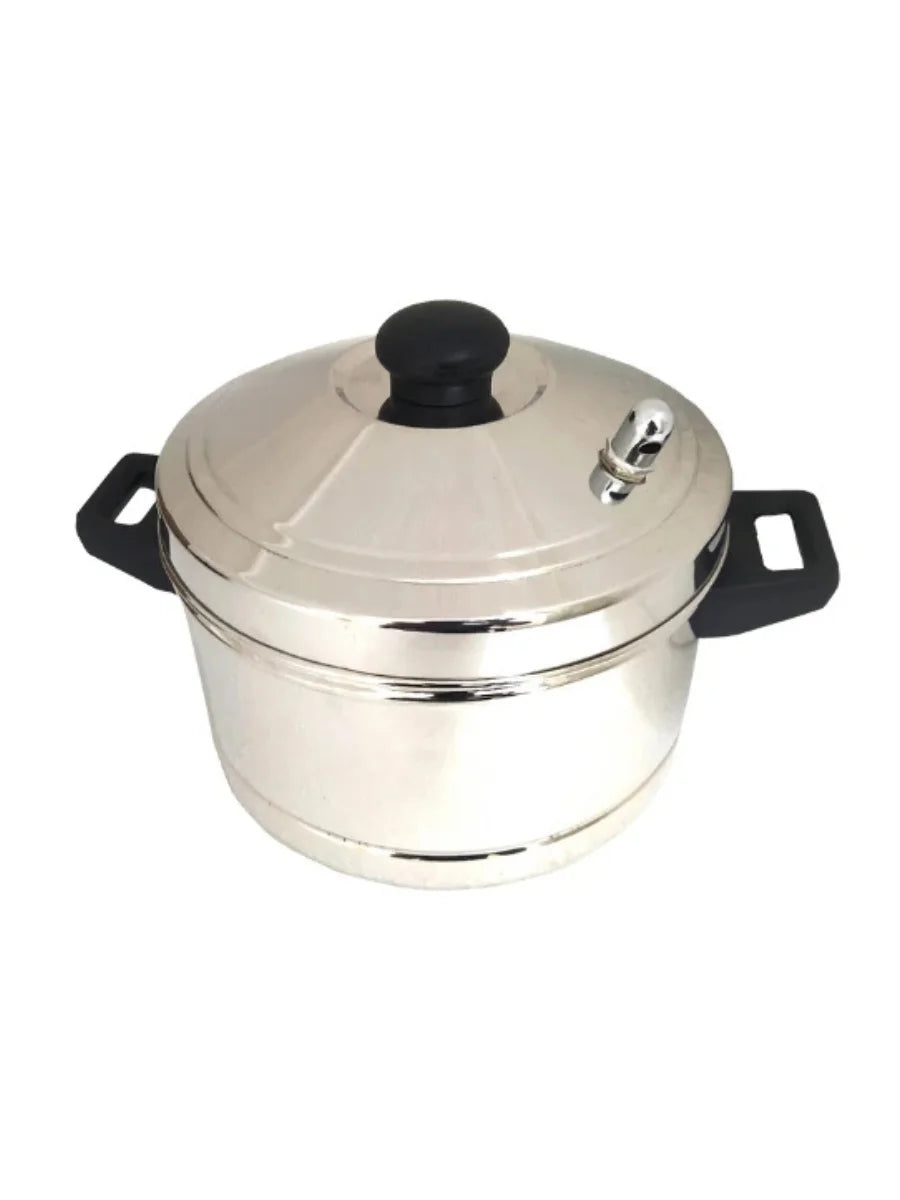 Stainless Steel Idli Cooker with 4 Plates | Induction Compatible