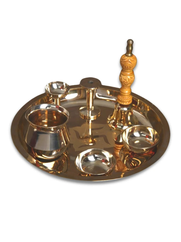 Bronze Pooja Set | Divine Ritual Essentials for Festive Ceremonies