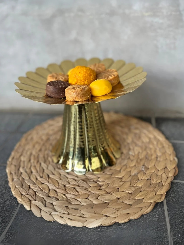 Elegant Brass Serveware | Frumoasa Serving Platter