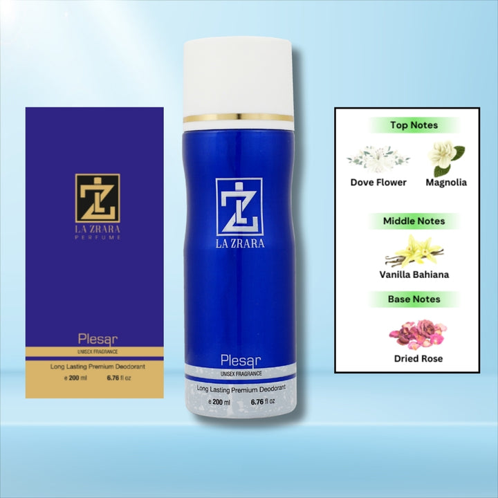 Plesar Unisex Deo Spray | 100ML of Long-Lasting, Fresh Fragrance