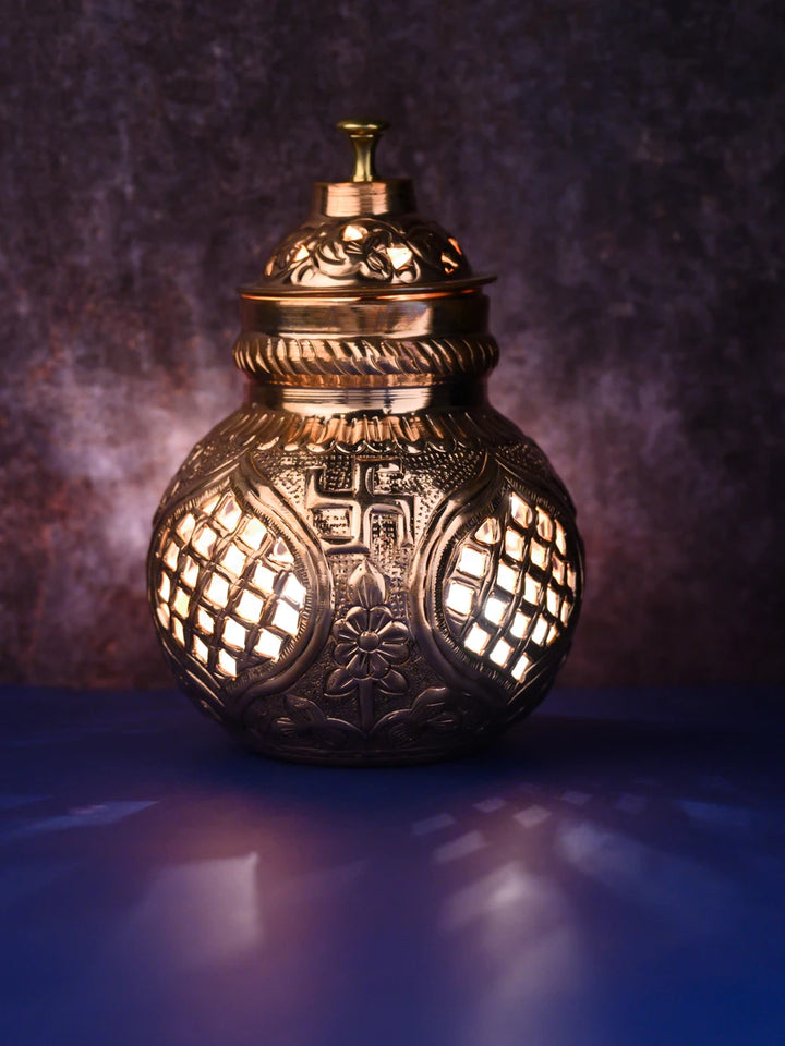 Authentic Copper Garba | Handmade Puja Garba for Navratri