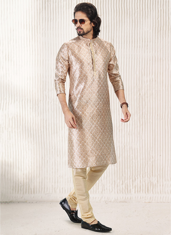 Exclusive Designer banarasi silk Premium Kurta Pajama | Perfect for Grand Celebrations & Traditional Gatherings