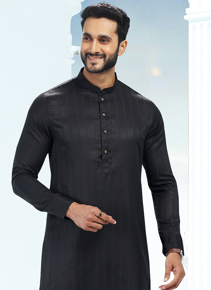 Handwoven Artisanal silk Premium Kurta Pajama | A Must-Have for Exclusive Festive Wardrobes