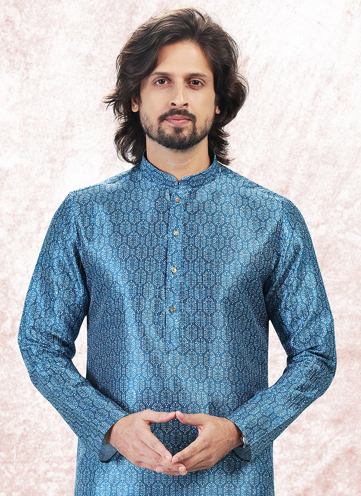 Charismatic Fashion banarasi silk Premium Kurta Pajama | Luxury Attire for Weddings & Special Moments