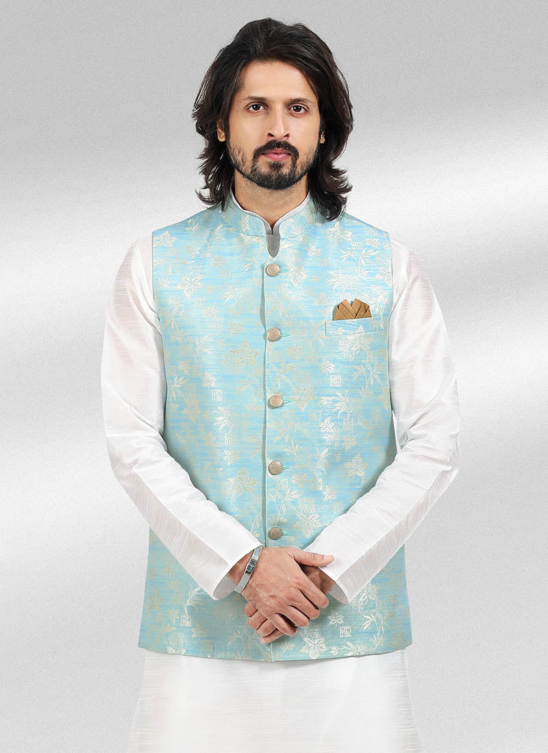 Timeless Elegant banarasi silk Premium Kurta Pajama | Designed for Those Who Appreciate True Craftsmanship