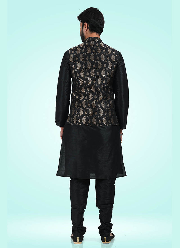 Cultural Fusion banarasi silk Premium Kurta Pajama | Luxury Attire for Weddings & Special Moments