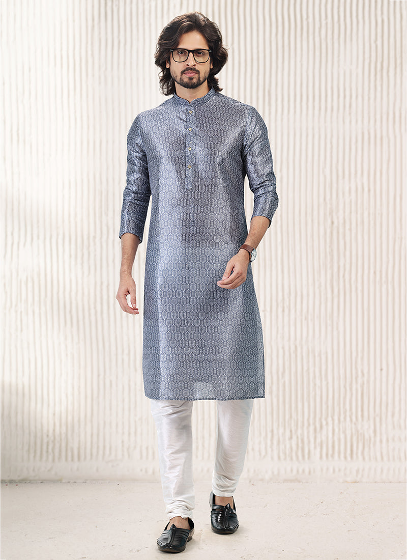 Charismatic Fashion banarasi silk Premium Kurta Pajama | Luxury Attire for Weddings & Special Moments