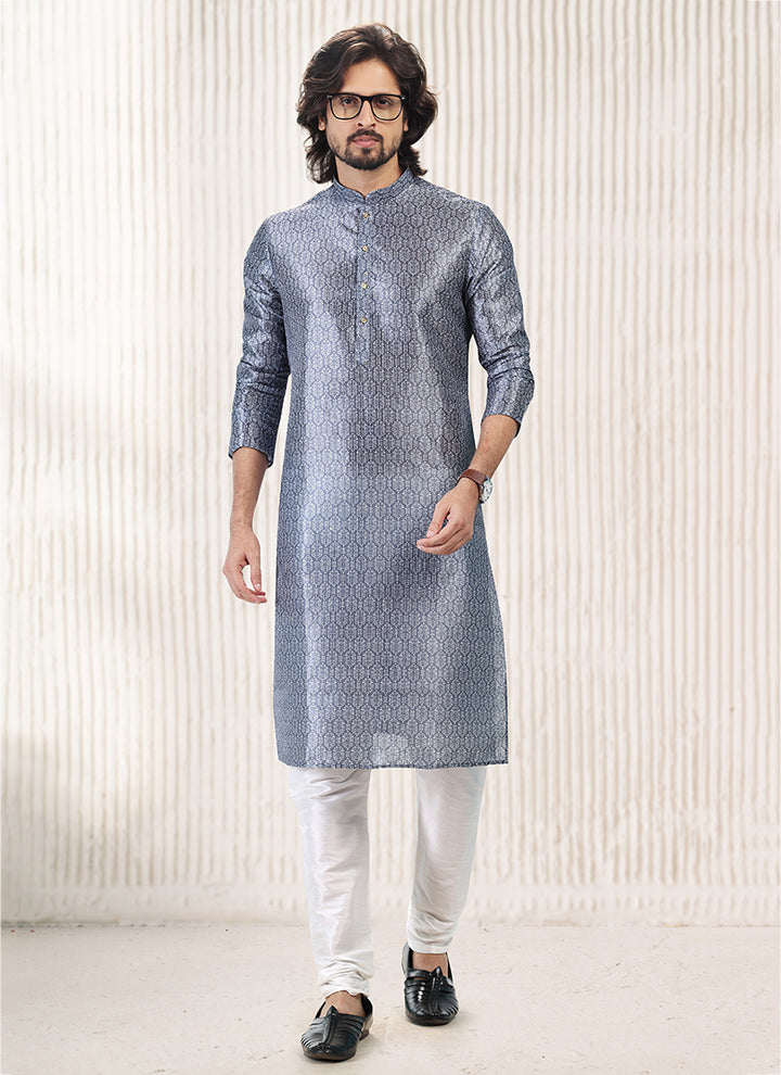 Charismatic Fashion banarasi silk Premium Kurta Pajama | Luxury Attire for Weddings & Special Moments