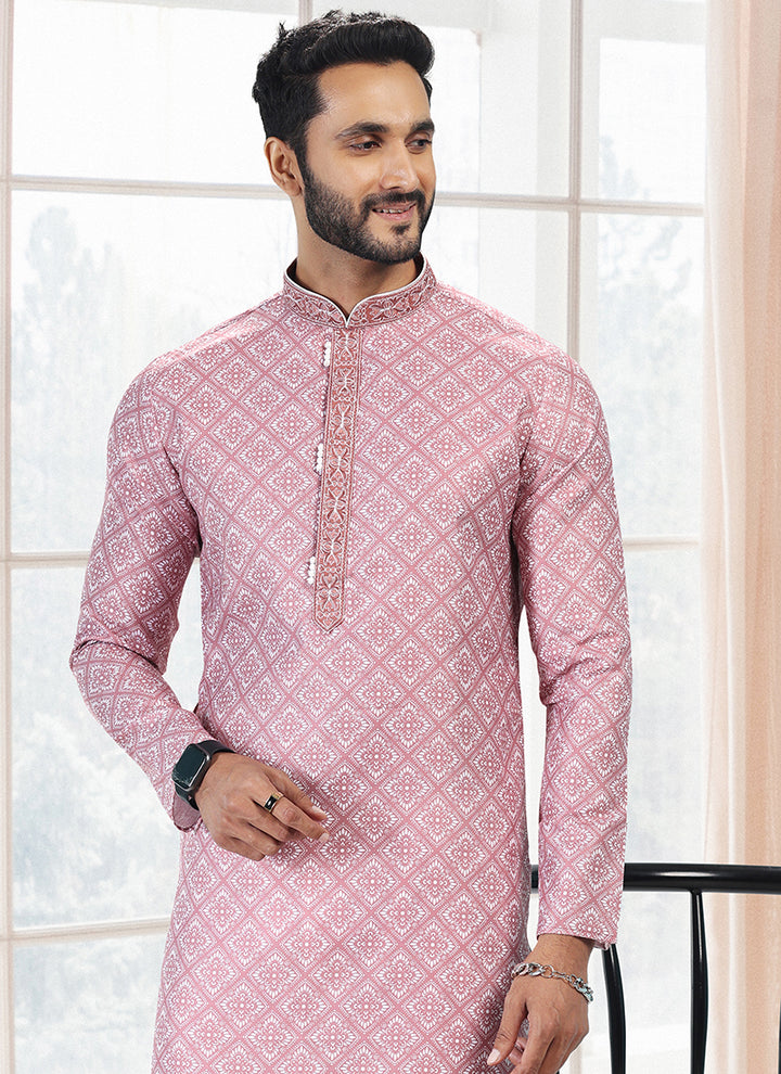 Charismatic Fashion cotton Premium Kurta Pajama | Enriched with Fine Embroidery & Graceful Aesthetic