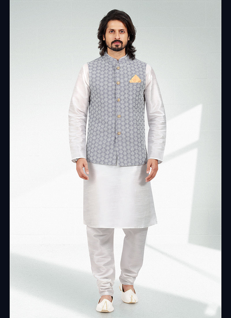Stylish Wedding banarasi silk Premium Kurta Pajama | Designed to Elevate Your Style for Cultural Events