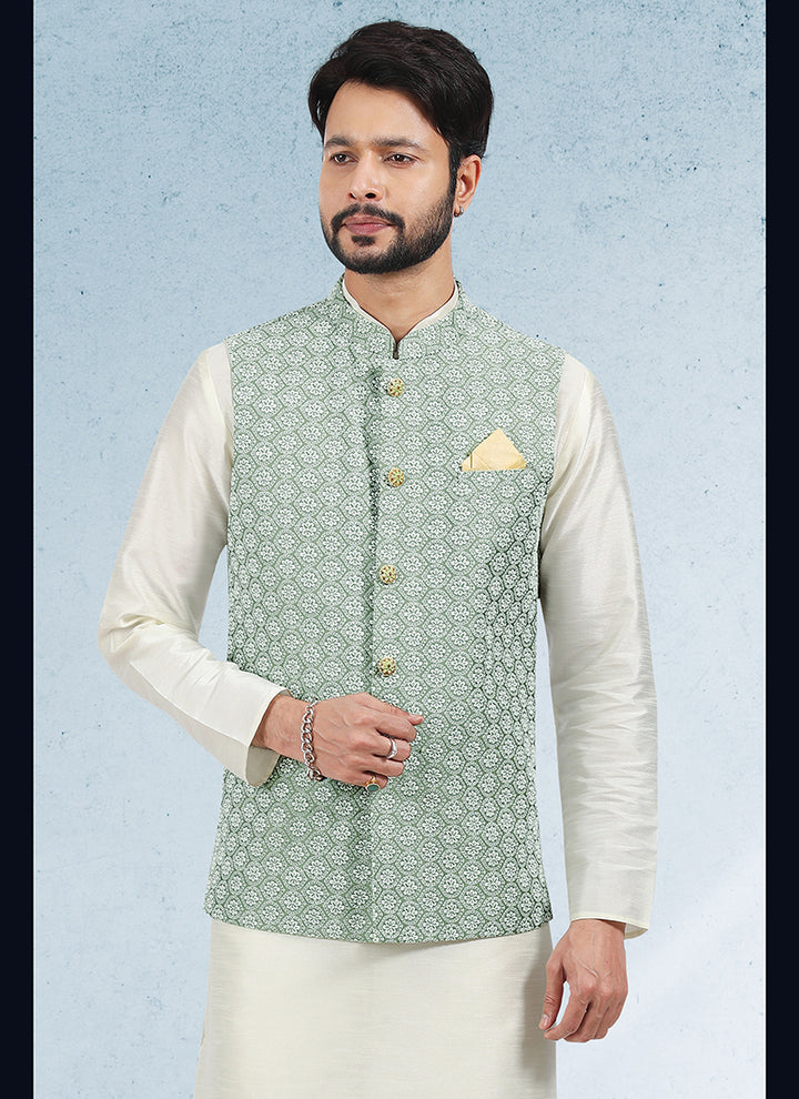 Stylish Wedding banarasi silk Premium Kurta Pajama | Designed to Elevate Your Style for Cultural Events
