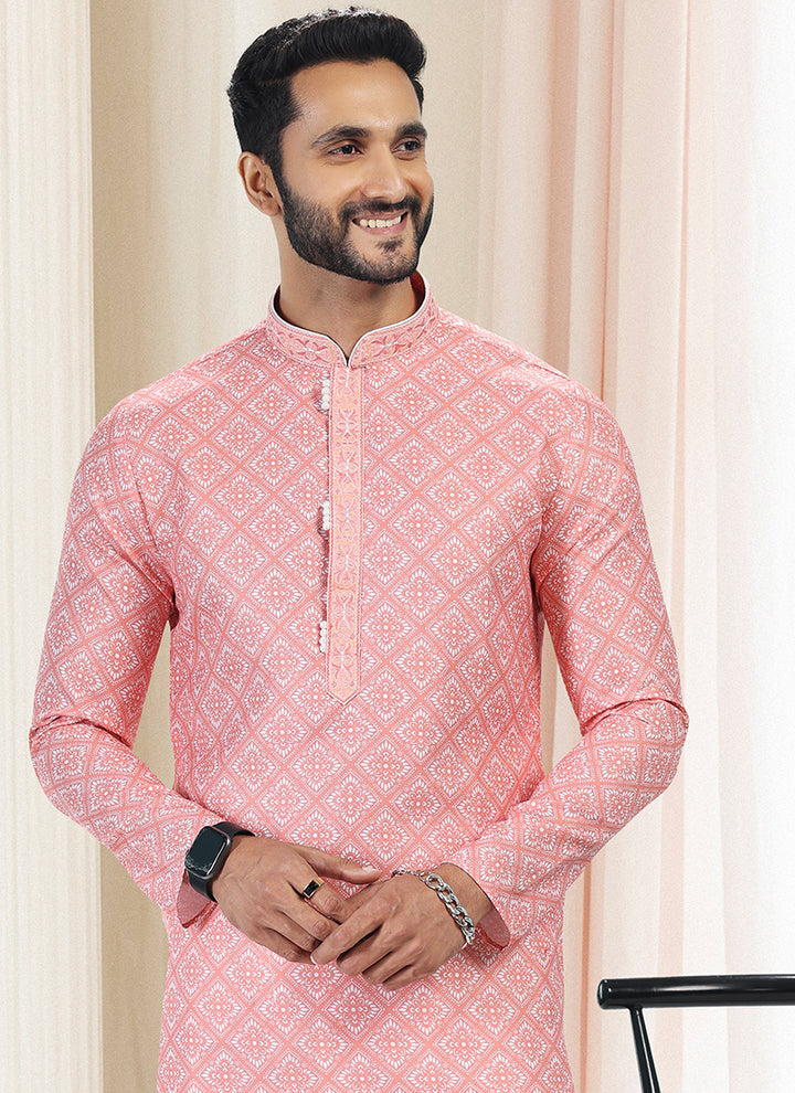 Charismatic Fashion cotton Premium Kurta Pajama | Enriched with Fine Embroidery & Graceful Aesthetic