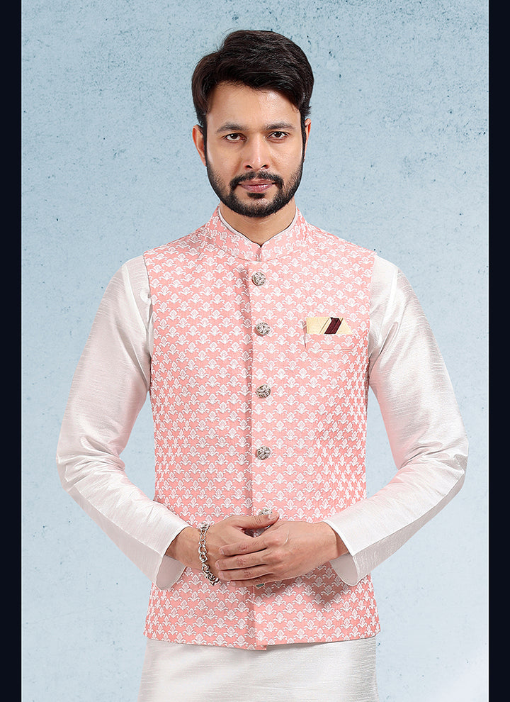Elite Regal banarasi silk Premium Kurta Pajama | Finely Detailed to Enhance Your Look for Formal Events
