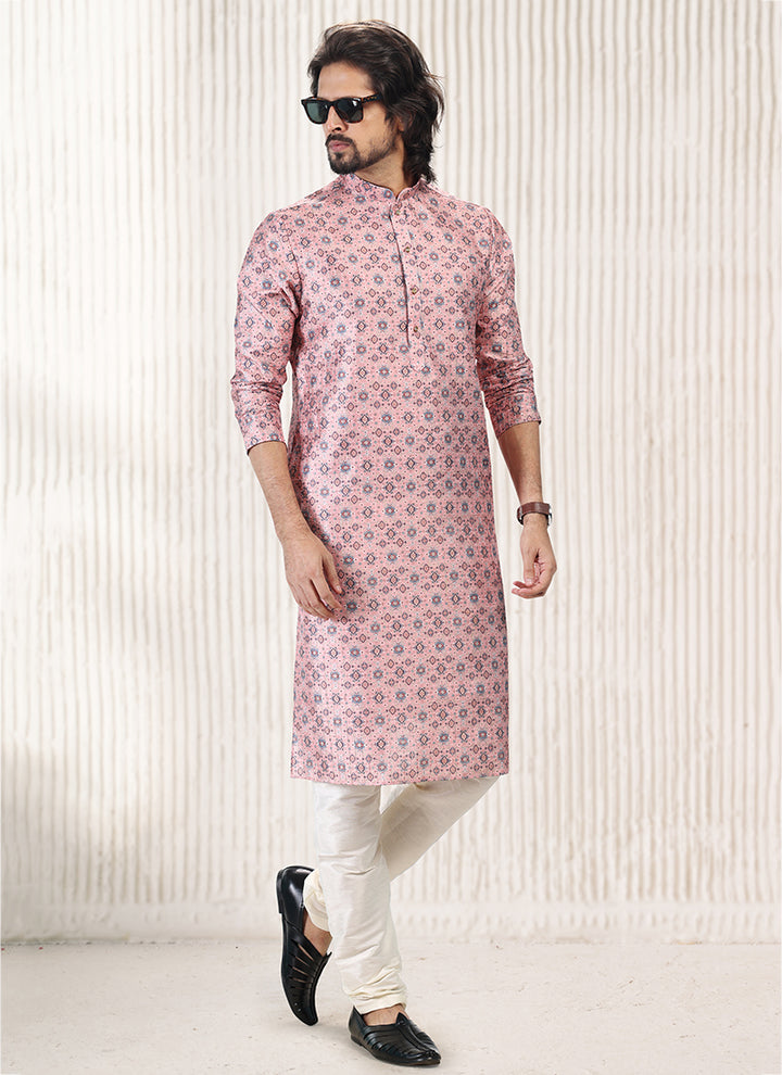 Opulent Grand banarasi silk Premium Kurta Pajama | Handcrafted with Intricate Details for Timeless Appeal