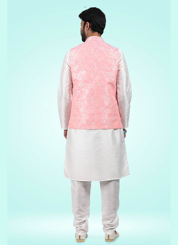 Timeless Elegant banarasi silk Premium Kurta Pajama | Designed for Those Who Appreciate True Craftsmanship