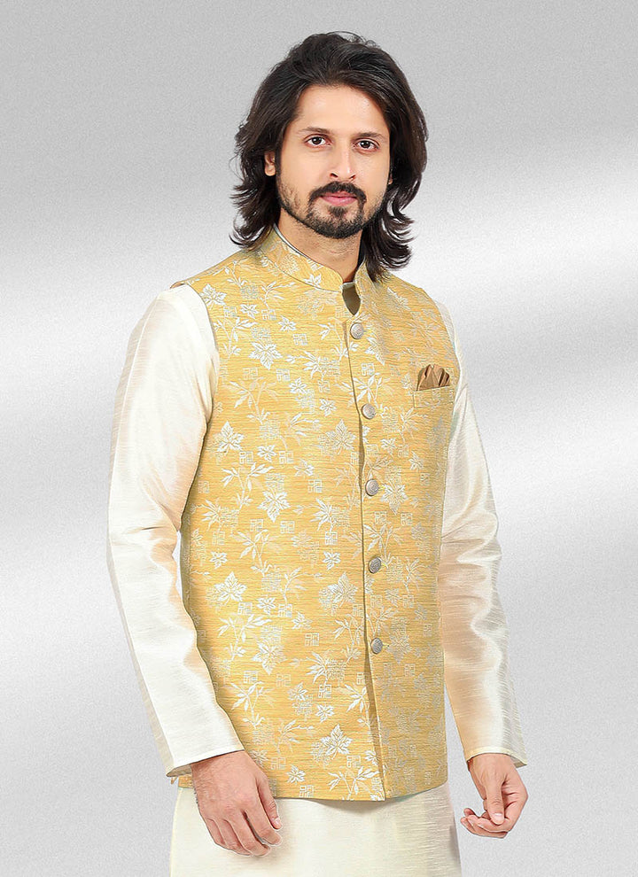 Timeless Elegant banarasi silk Premium Kurta Pajama | Designed for Those Who Appreciate True Craftsmanship