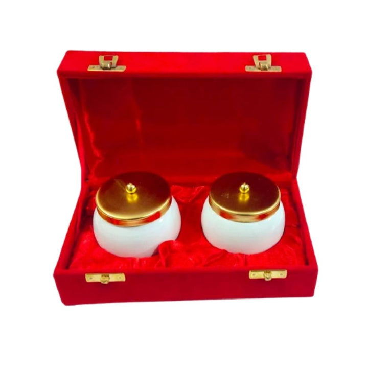 Multipurpose Dry Fruit Jar Gift Set | Elegant Velvet Box Container
