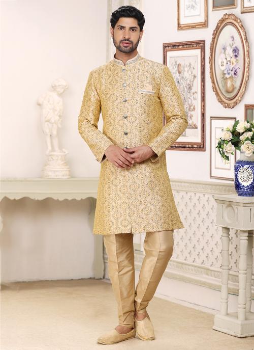 Elegant Cream Indo Western | Stylish Outfit for Weddings & Events