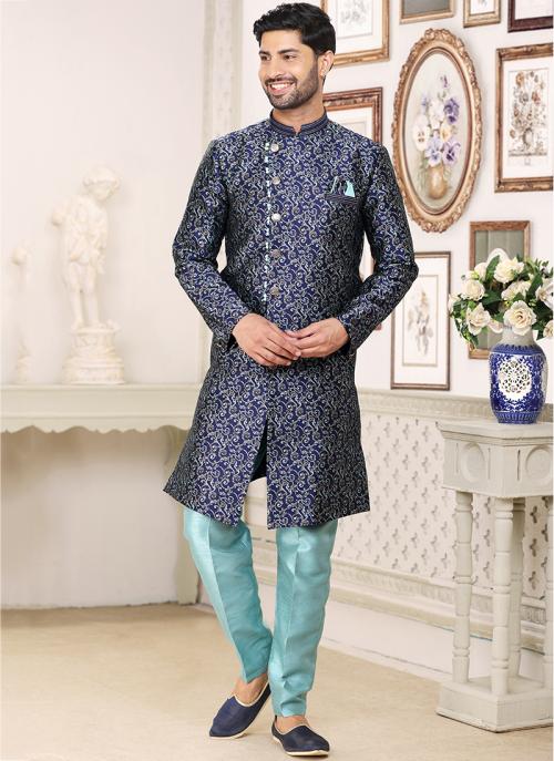 Trendy Blue Indo Western | Traditional Wear with Modern Elegance