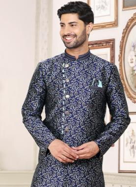 Trendy Blue Indo Western | Traditional Wear with Modern Elegance