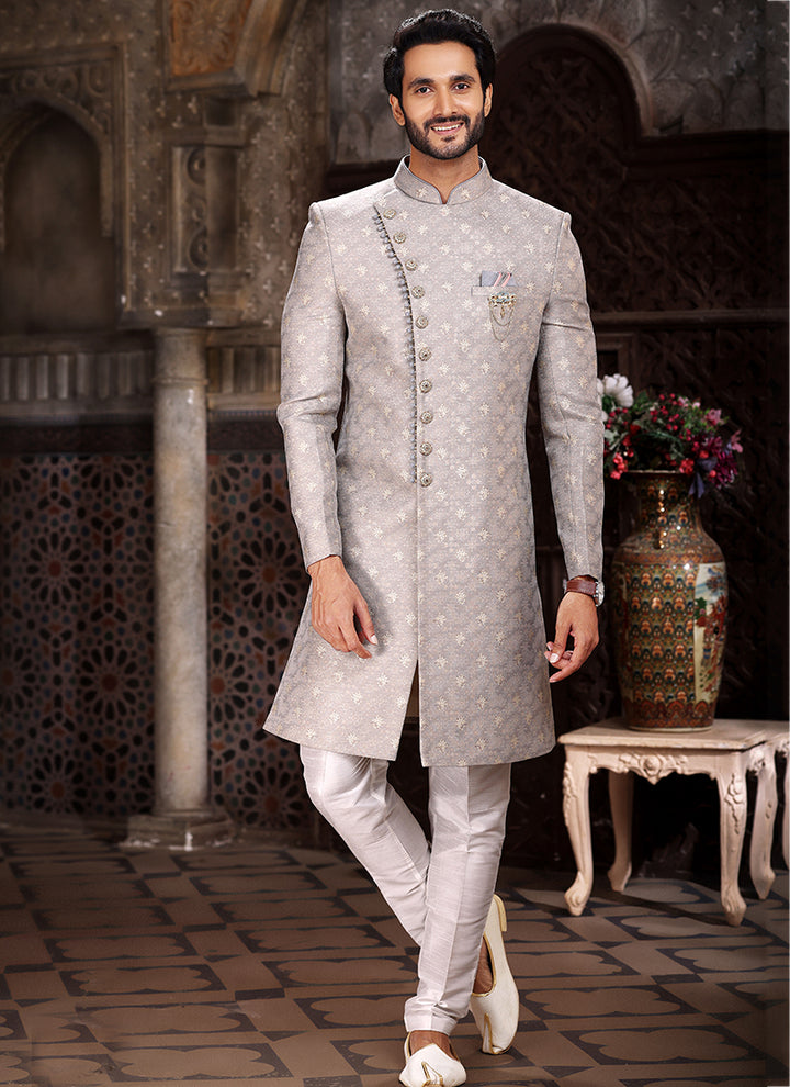 Elegant Modern Gary Indo western outfit | Perfect Party Wear with a Traditional Touch