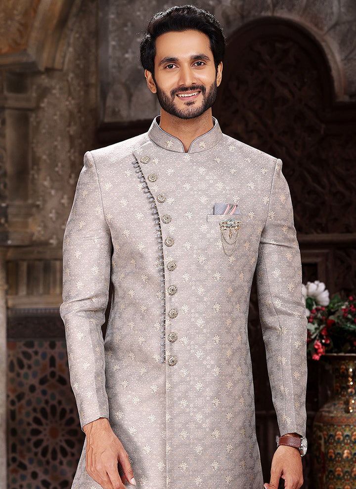 Elegant Modern Gary Indo western outfit | Perfect Party Wear with a Traditional Touch