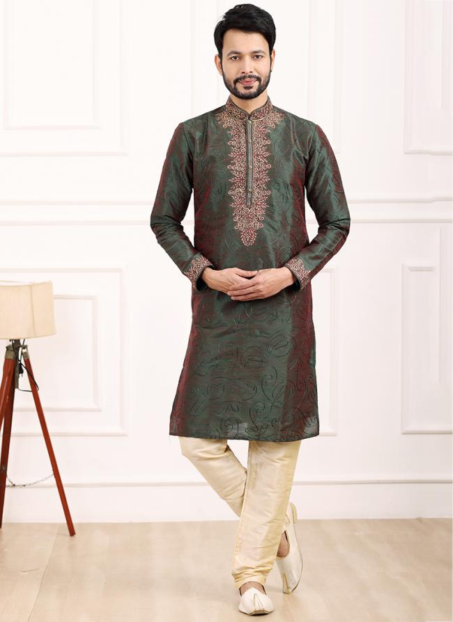 Designer art banarasi silk Kurta Pajama | Crafted for Cultural & Festive Excellence