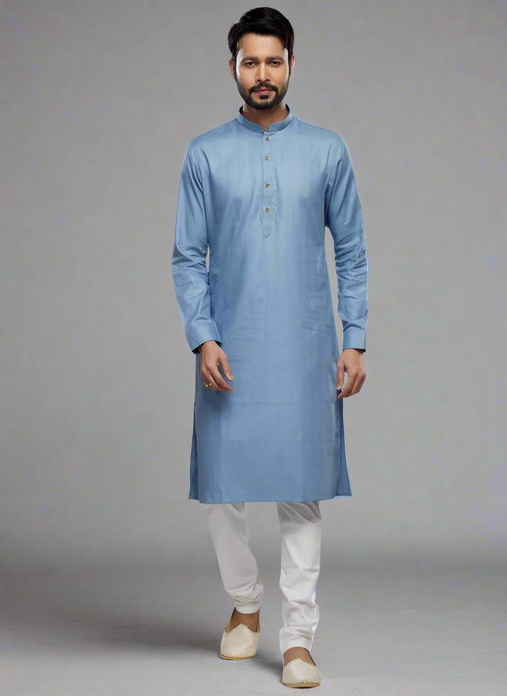 Art Silk Party Wear Kurta Pajama | Elegant Thread Work for a Stylish Look