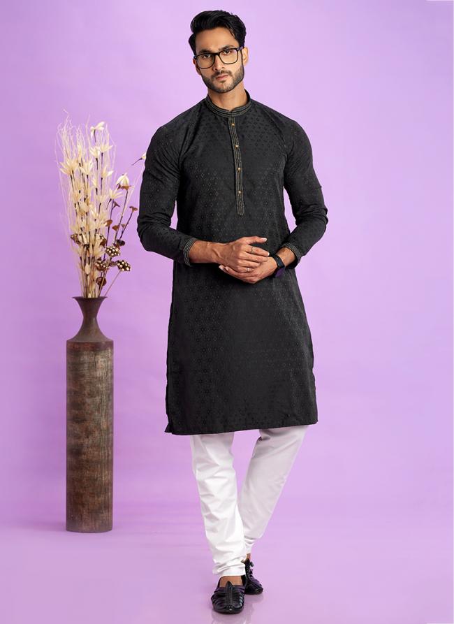 Luxurious art silk Kurta Pajama | Intricately Crafted for Cultural & Festive Excellence