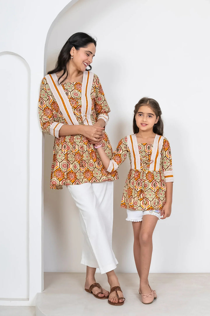 Mommy & Me Peplum Tops: Adorable Matching Sets for Summer