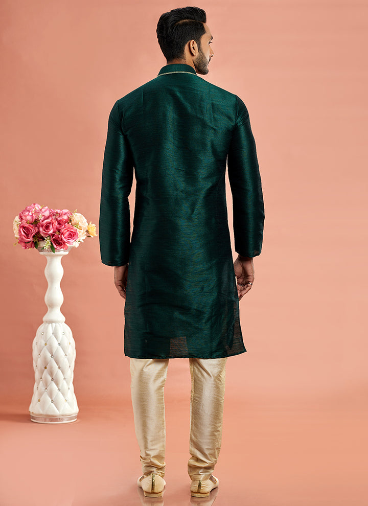 Stylish banarasi art silk Premium Kurta Pajama | Crafted for Cultural & Festive